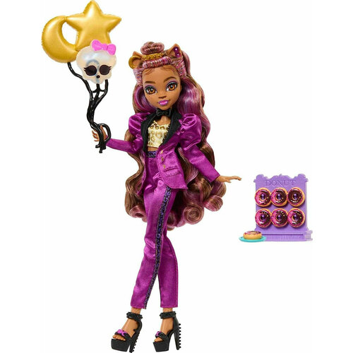 Кукла Клодин Вульф Monster high Бал монстров, Monster Ball Clawdeen Wolf Doll HNF69 набор кукол monster high семья монстриков клодин вульф 27 см fcv81