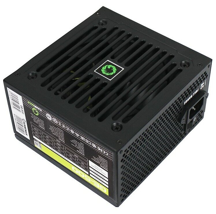 Блок питания GameMax (ge-500) GE ECO Gamer 500W ATX (24+2x4+6/8пин) .