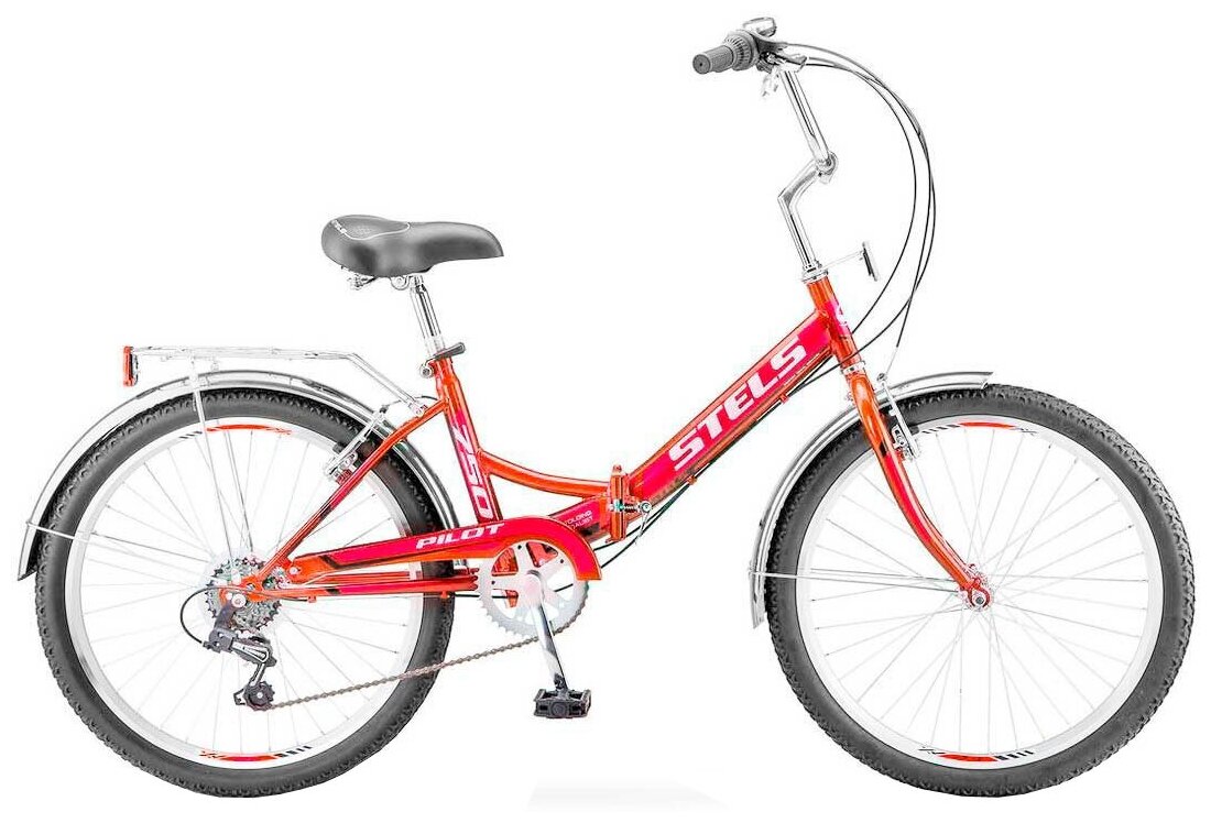 Городской велосипед STELS Pilot 750 24 Z010 (2018) красный 16" (требует финальной сборки)
