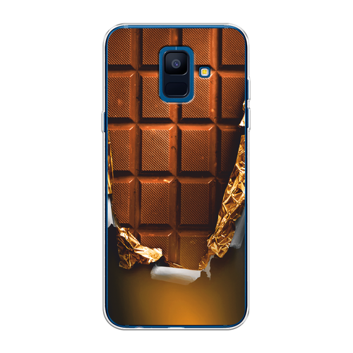 Силиконовый чехол на Samsung Galaxy A6 / Самсунг Галакси А6 Шоколадка