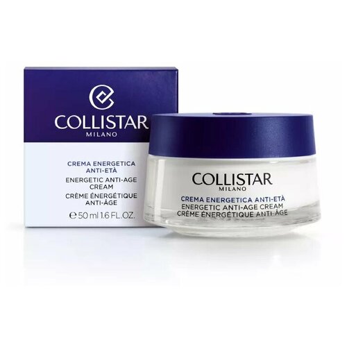 COLLISTAR Энергетический крем против старения кожи (Energetic anti-age cream) 50 мл очищающее средство collistar anti age тонизирующий лосьон collistar