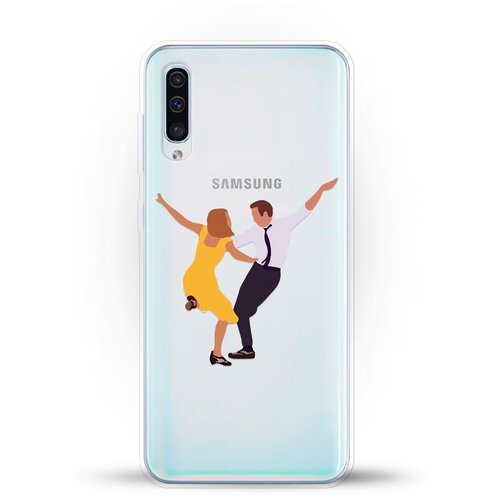 фото Силиконовый чехол миа и себастьян на samsung galaxy a50s andy & paul