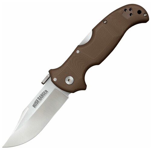 Нож складной Cold Steel Bush Ranger коричневый нож cold steel bush ranger складной сталь s35vn рукоять g 10 cs 31a cold steel