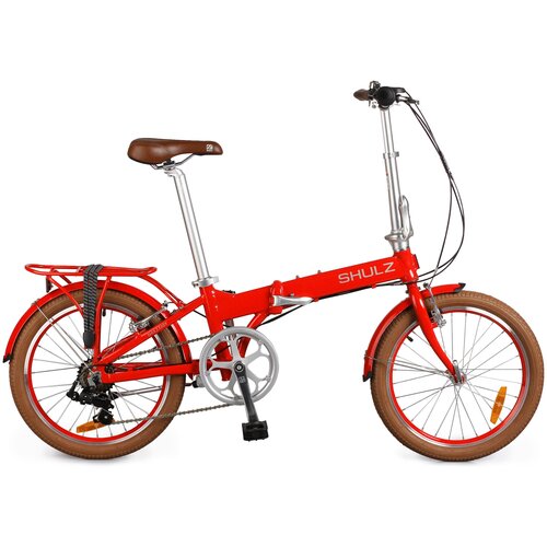 Городской велосипед SHULZ Easy красный складной велосипед shulz easy fat nexus звездная ночь