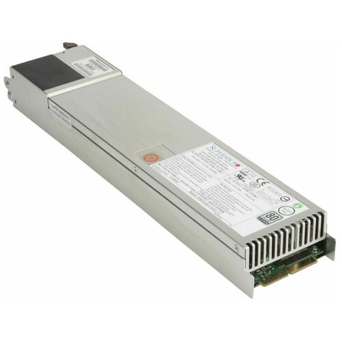 Блок питания Supermicro PWS-920P-1R серебристый для серверов supermicro резервный блок питания supermicro pws 781 1s 780w