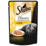 Влажный корм для кошек Sheba Pleasure, с курицей, с индейкой (кусочки в желе) - изображение