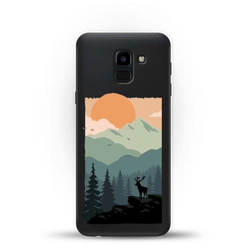 фото Силиконовый чехол горы и лес на samsung galaxy j6 (2018) andy & paul
