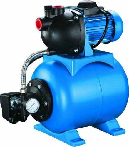 Калибр СВД-1350П Станция водоснабжения (135кВт 20л пластик 3.8 куб. м/час погружение 8м напор 46м 1