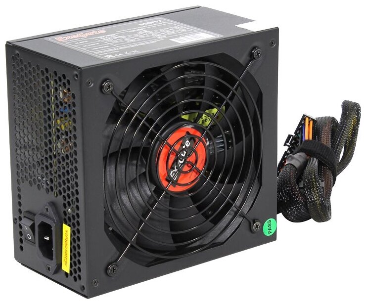 Блок питания 1000W ExeGate 1000PPX (ATX, APFC, КПД 82% (80 PLUS), 14cm fan, 24pin, 2x(4+4)pin, 6xPCI-E, 8xSATA, 4xIDE, Cable Management, black, RTL)