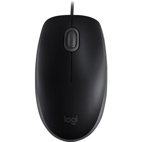 Мышь Logitech M110 черный/серый оптическая (1000dpi) USB (2but) мышь oklick 175m черный оптическая 1000dpi usb 2but