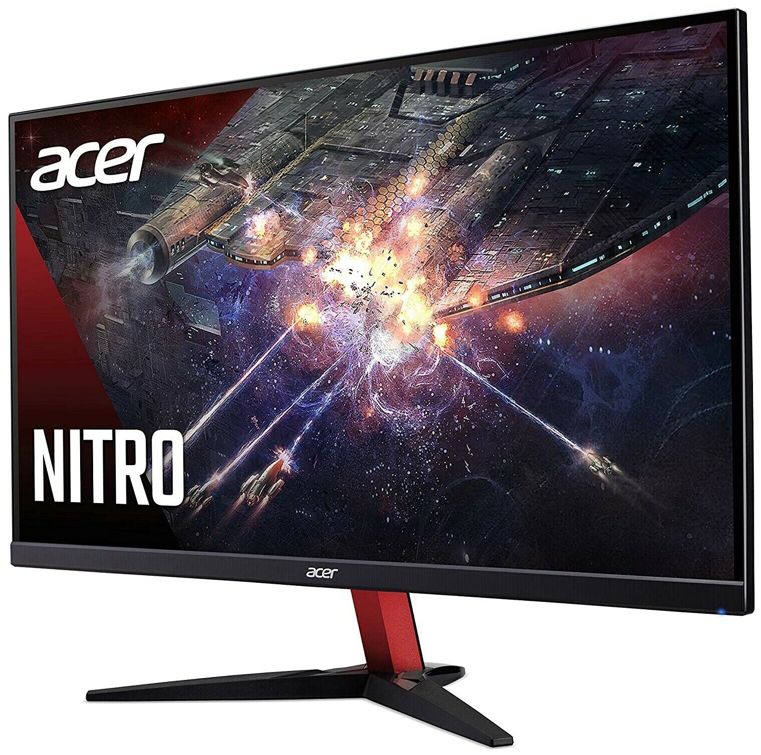 Монитор 27" Acer 1920x1080, IPS, 75Hz, 1 ms, 16:9, 250 кд/м2, 178°/178°, HDMI, VGA, black/red - фото №20