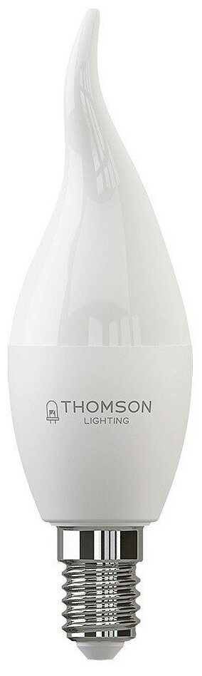Лампа LED Thomson E14, свеча на ветру, 10Вт, TH-B2313, одна шт.
