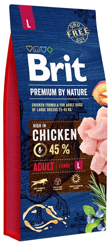   Brit Premium Dog Adult Large   /   ,15