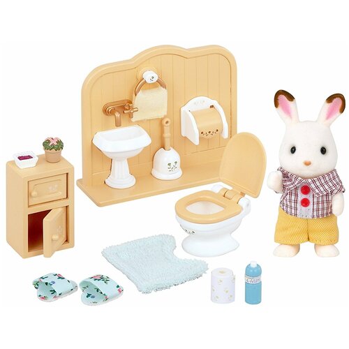 фото Игровой набор sylvanian families 5015/2203 игровой набор sylvanian families братик и туалетная комната 5015/2203