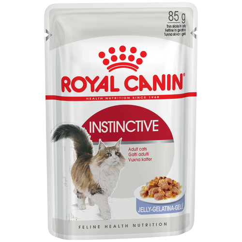 влажный корм для кошек royal canin instinctive 48 шт х 85 г кусочки в желе Влажный корм для кошек Royal Canin Instinctive 10 шт. х 85 г (кусочки в желе)