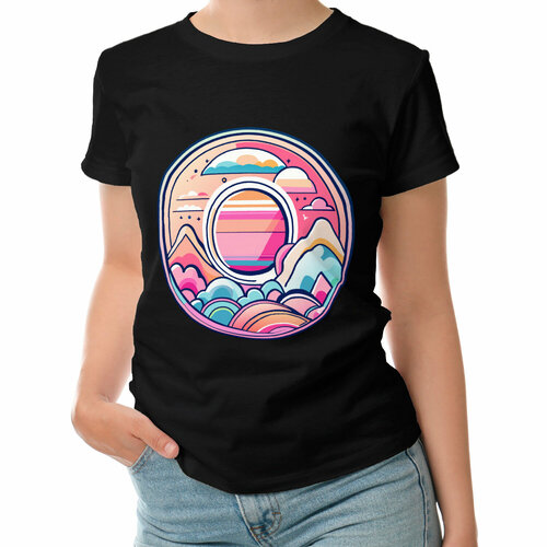 фото Футболка roly, размер s, черный