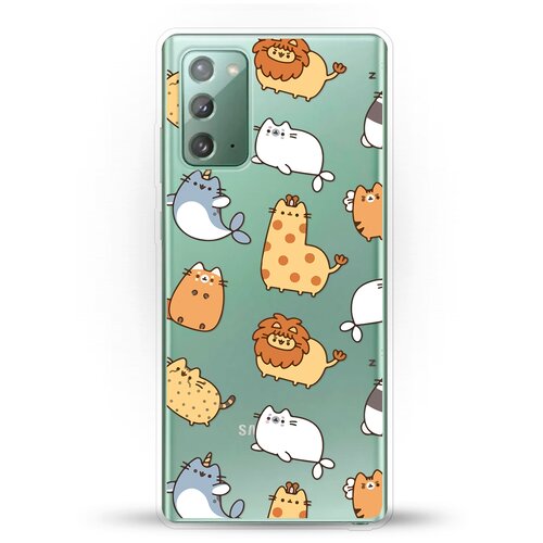 фото Силиконовый чехол котики на samsung galaxy note 20 andy & paul