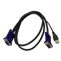 Кабель D-Link DKVM-CU/B1A 1.8м черный