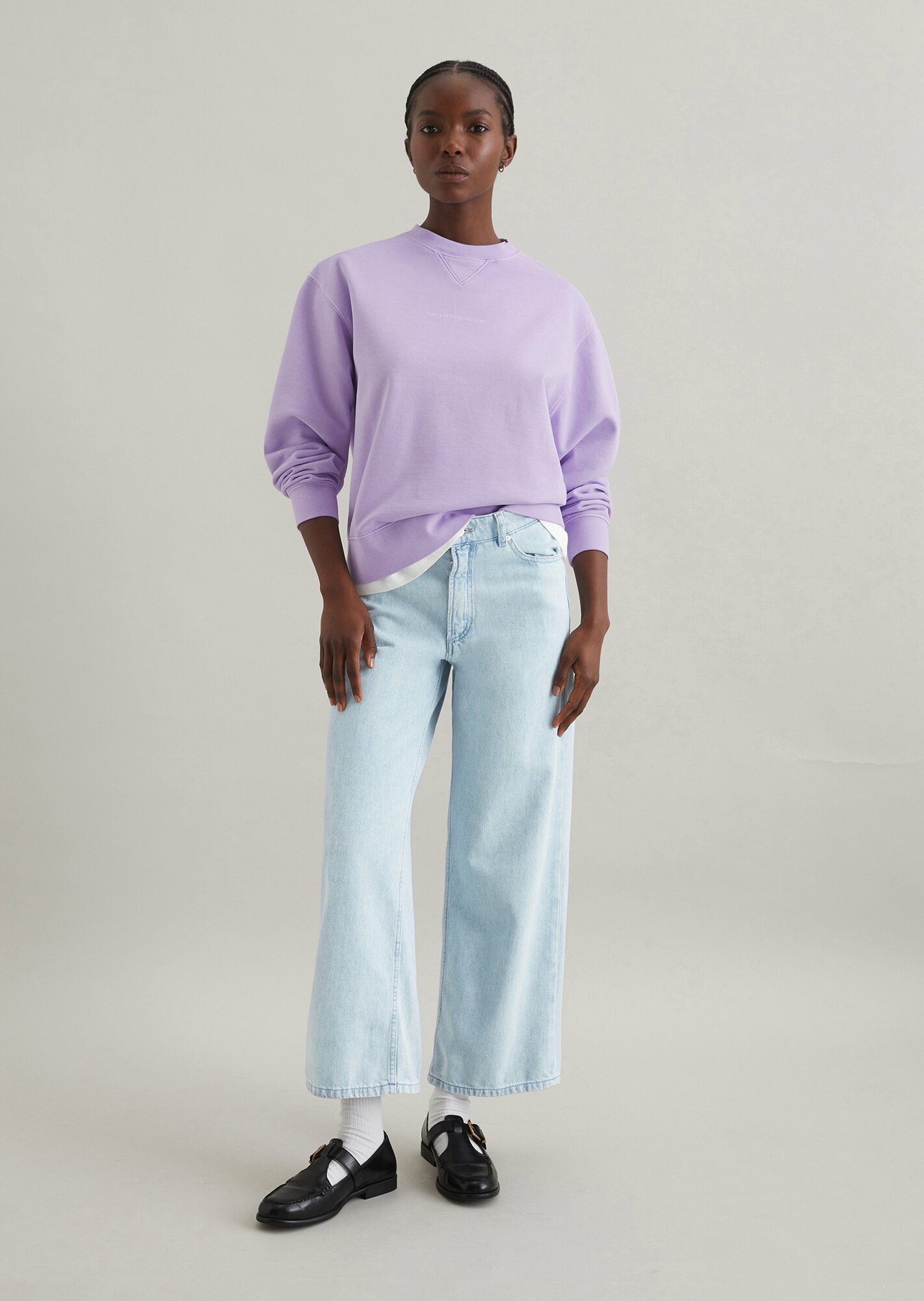 Толстовка Marc O'Polo Denim, размер S, , фиолетовый