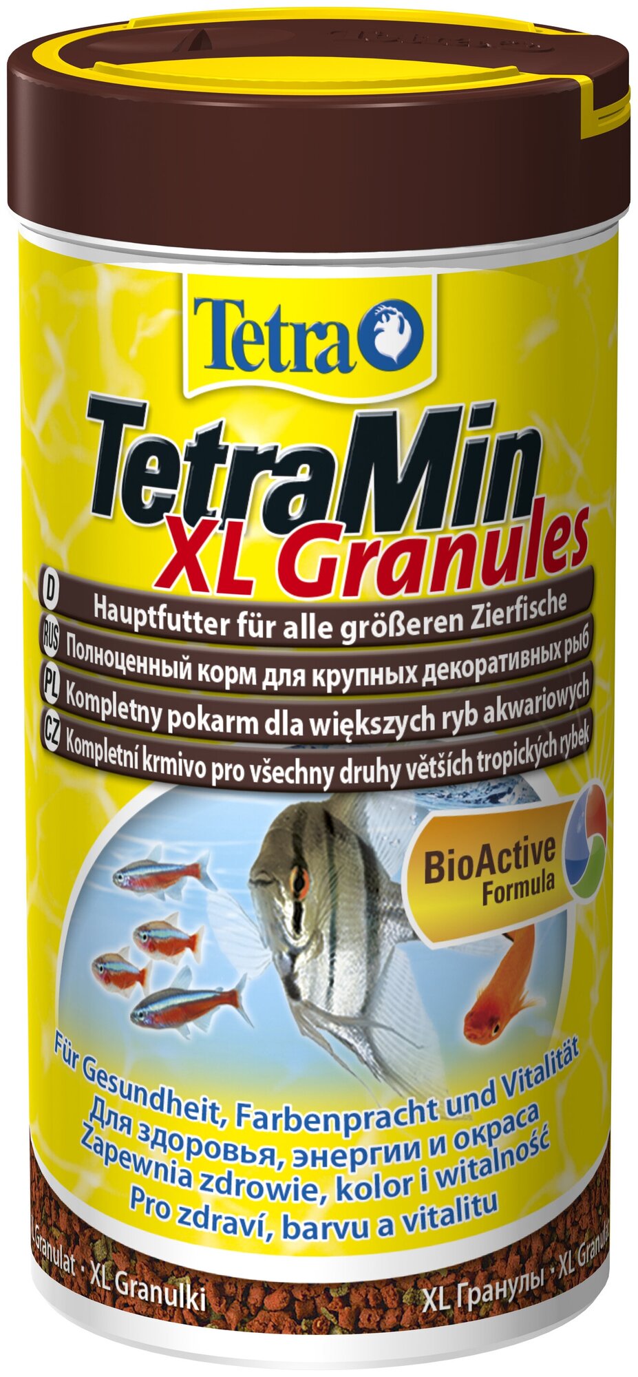 TetraMin XL Granules корм для всех видов рыб крупные гранулы 250 мл - фотография № 3