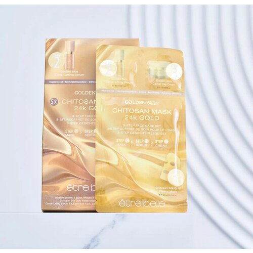 Etre Belle Golden Skin 3-Step Face Care Set/ 3-х шаговый набор по уходу за лицом 