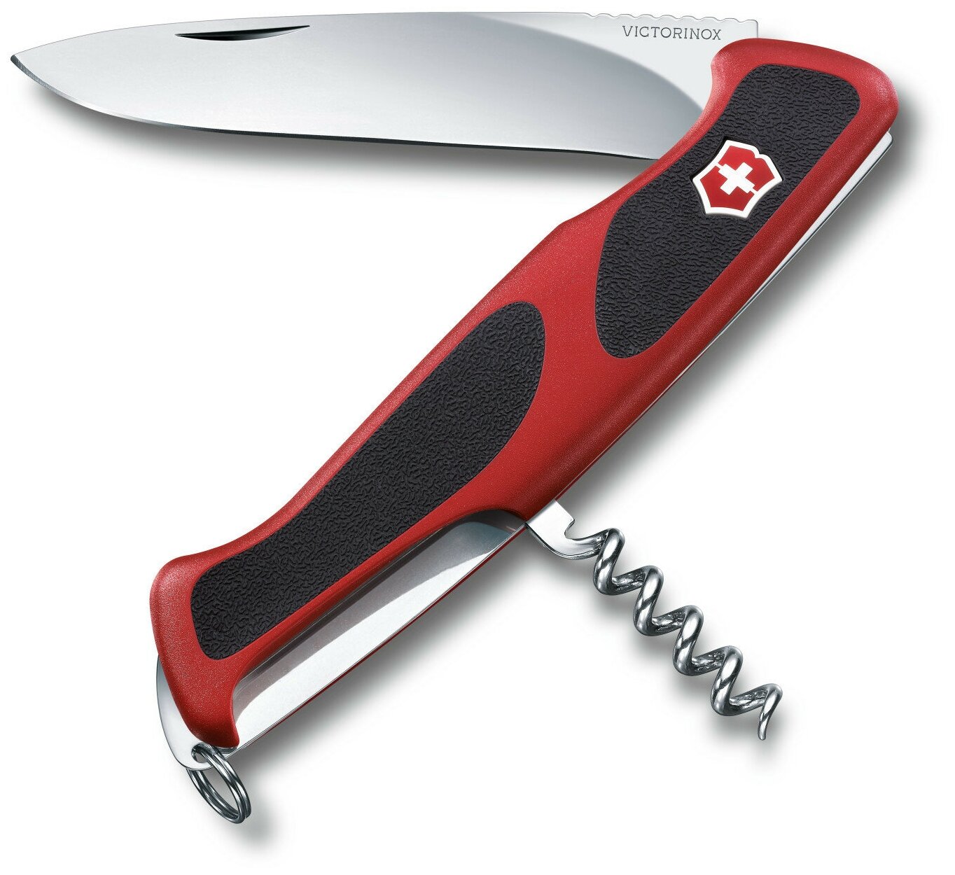 Нож перочинный Victorinox RangerGrip 52 (0.9523.C) 130мм 5функций красный/черный карт.коробка - фото №1