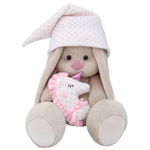 Мягкая игрушка «Зайка Ми с розовой подушкой - единорогом», 23 см мягкая игрушка зайка ми с розовой подушкой единорогом 18 см