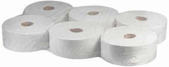 Туалетная бумага Veiro Professional Basic T101 белая однослойная 6 рул.