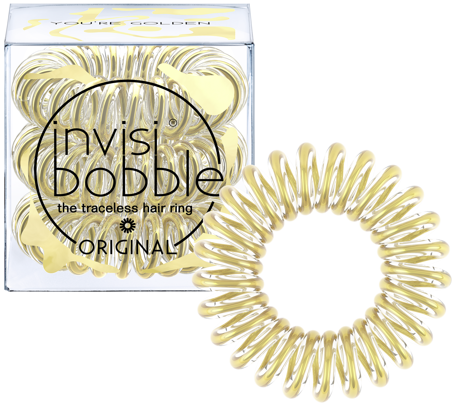 Invisibobble Резинка-браслет для волос ORIGINAL YOURE GOLDEN