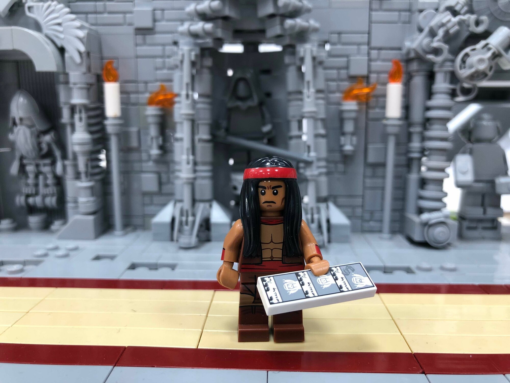 Минифигурка Лего Lego coltlbm2-15 Apache Chief, The LEGO Batman Movie, Series 2 (Complete Set with Stand and Accessories)