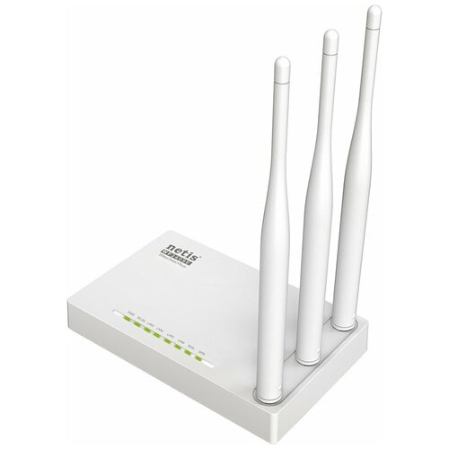 Wi-Fi роутер netis WF2409E RU, белый беспроводной маршрутизатор mikrotik беспроводной маршрутизатор mikrotik hap ac lite rb952ui 5ac2nd wifi 4 порта lan 100мбит сек 1 порт wan 100мбит сек 1 порт usb ret