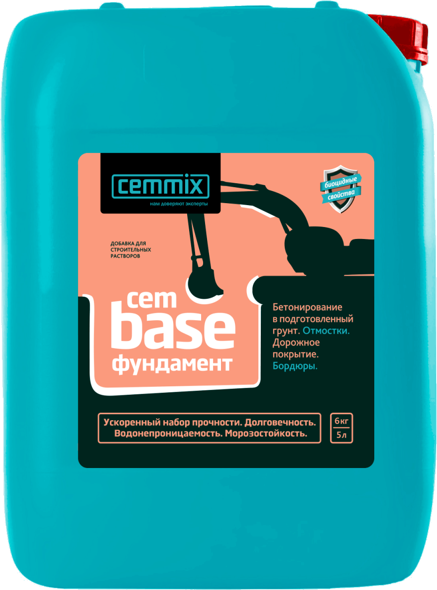 Добавка для фундамента CemBase 5л