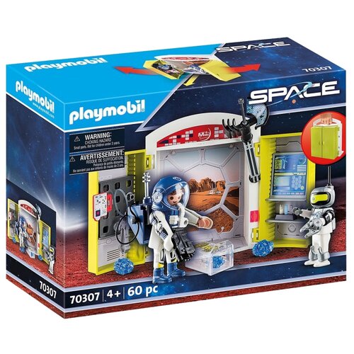 фото Набор с элементами конструктора playmobil space 70307 игровой набор миссия на марс