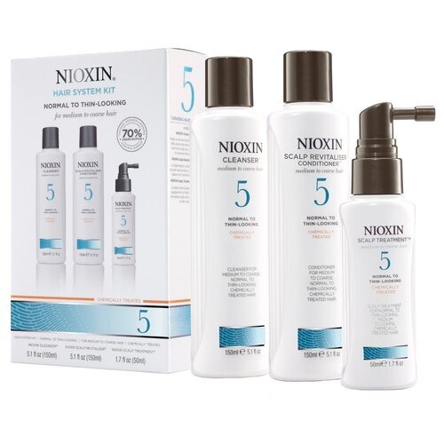 Nioxin System 5 Kit - Ниоксин Система 5 Набор Шампунь + Кондиционер + Маска, 150+150+50 мл -