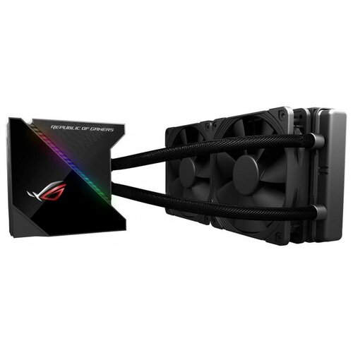 Система водяного охлаждения для процессора ASUS ROG RYUJIN 240, черный система водяного охлаждения для процессора asus rog ryuo iii 240 черный argb