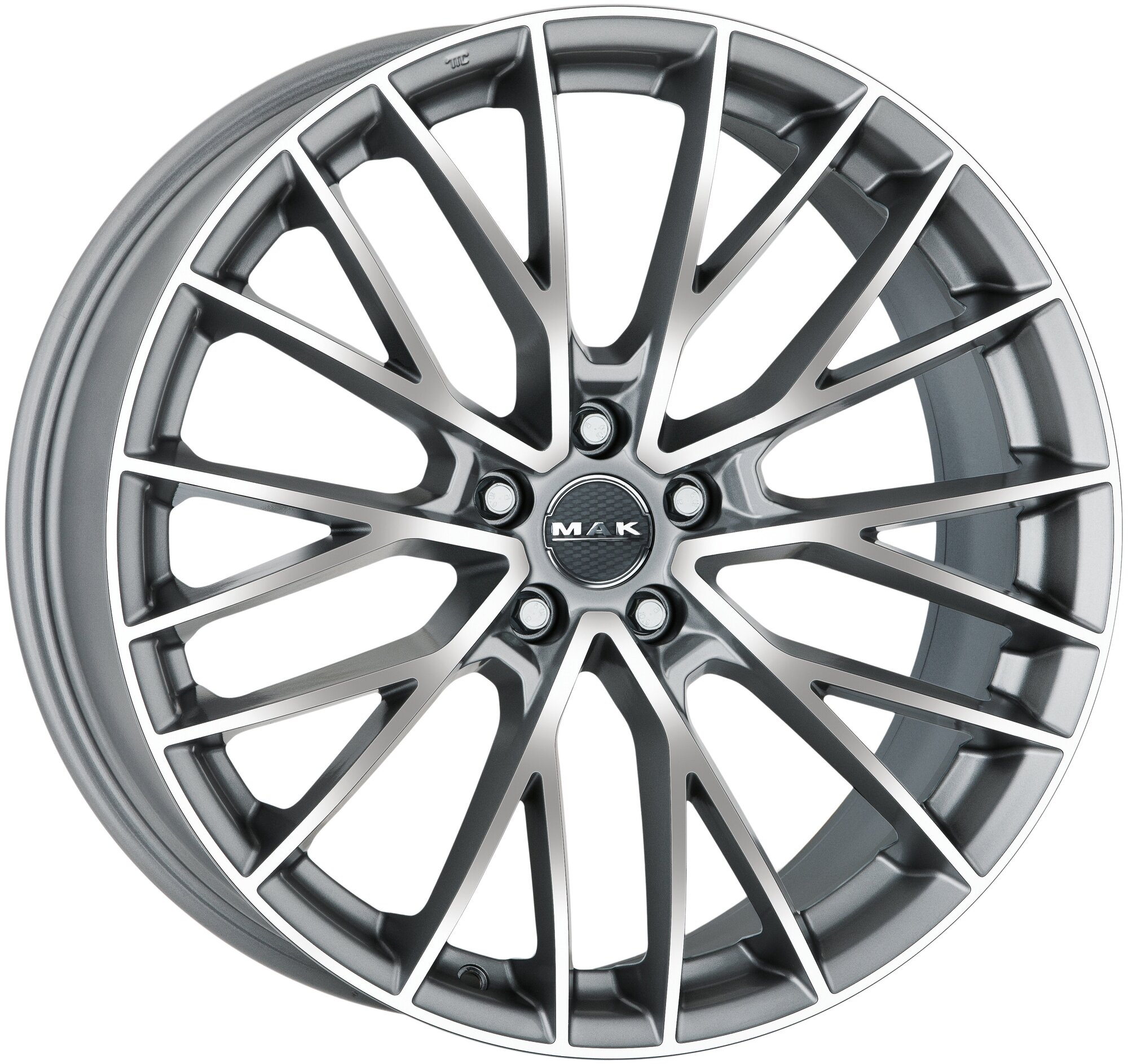  MAK Speciale 8,5x19 5x112 D66.6 ET27  Graphite Mirror Face