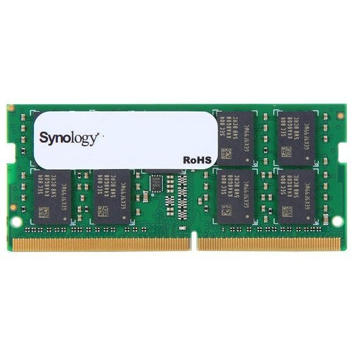 Оперативная память Synology 16 ГБ DDR4 2666 МГц DIMM CL17 D4ECSO-2666-16G модуль памяти для схд ddr4 16gb synology d4es01 16g