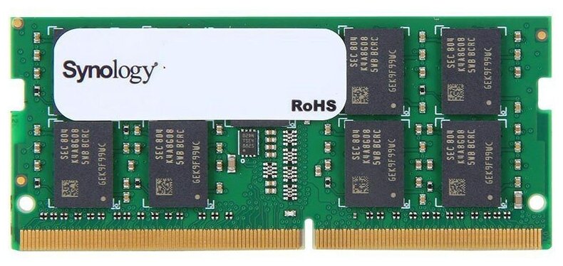 Оперативная память Synology 16 ГБ DDR4 2666 МГц SODIMM CL17 D4ECSO-2666-16G