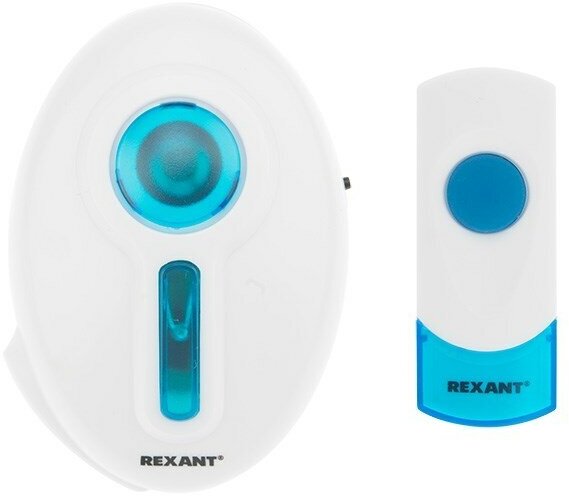 Беспроводной дверной звонок 220 вольт кнопка IP 44 RX-6 Rexant 73-0060 (68 шт.)