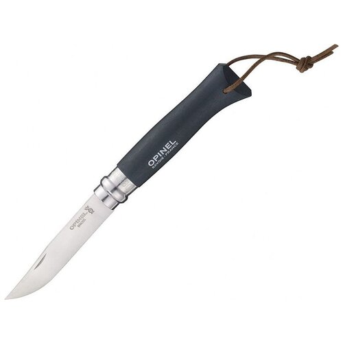 нож opinel 4 нержавеющая сталь рукоять из бука OPINEL №8 Trekking Hornbeam черный