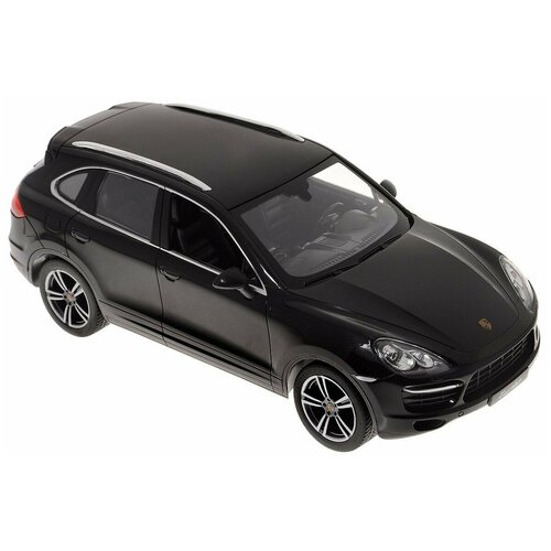 Легковой автомобиль Rastar Porsche Cayenne Turbo (42900), 1:14, 43 см, черный