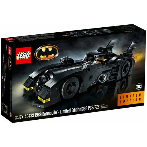 Конструктор LEGO DC Super Heroes 40433 1989 Batmobile, 366 дет. конструктор бэтвинг 1989 76161 lego dc super heroes