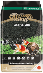 Грунт Dennerle Shrimp King Active Soil 4 л черный