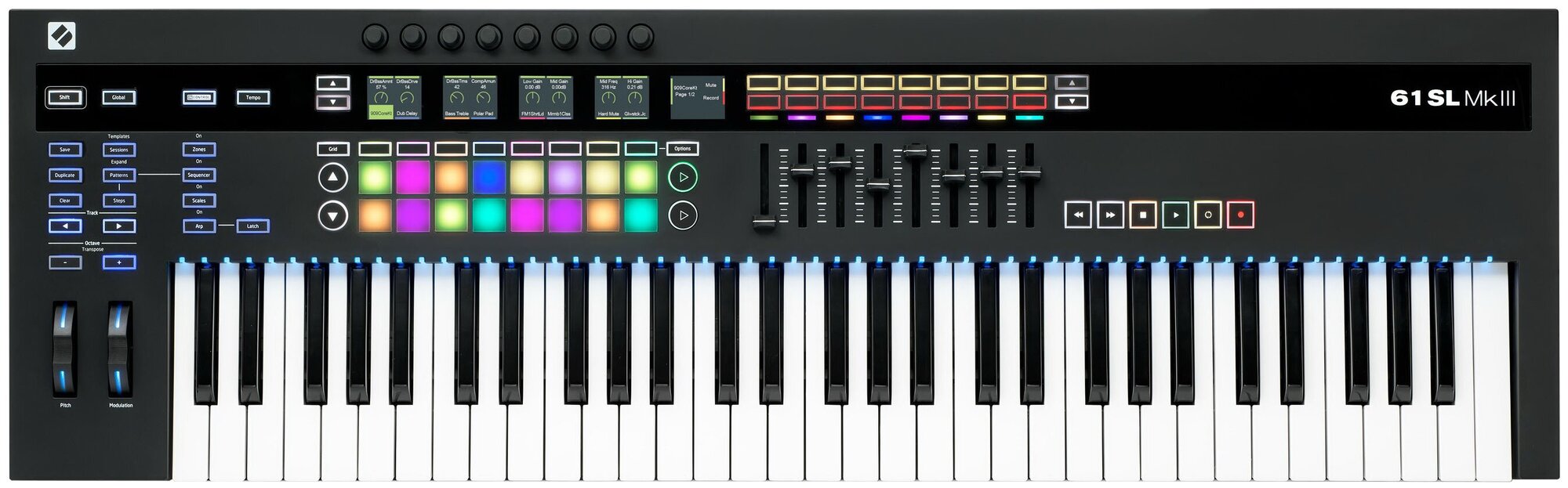 MIDI-клавиатура 61 клавиша Novation 61 SL MKIII