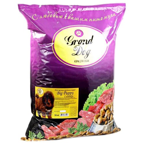 Сухой корм для щенков Grand Dog ягненок 10 кг (для средних и крупных пород)
