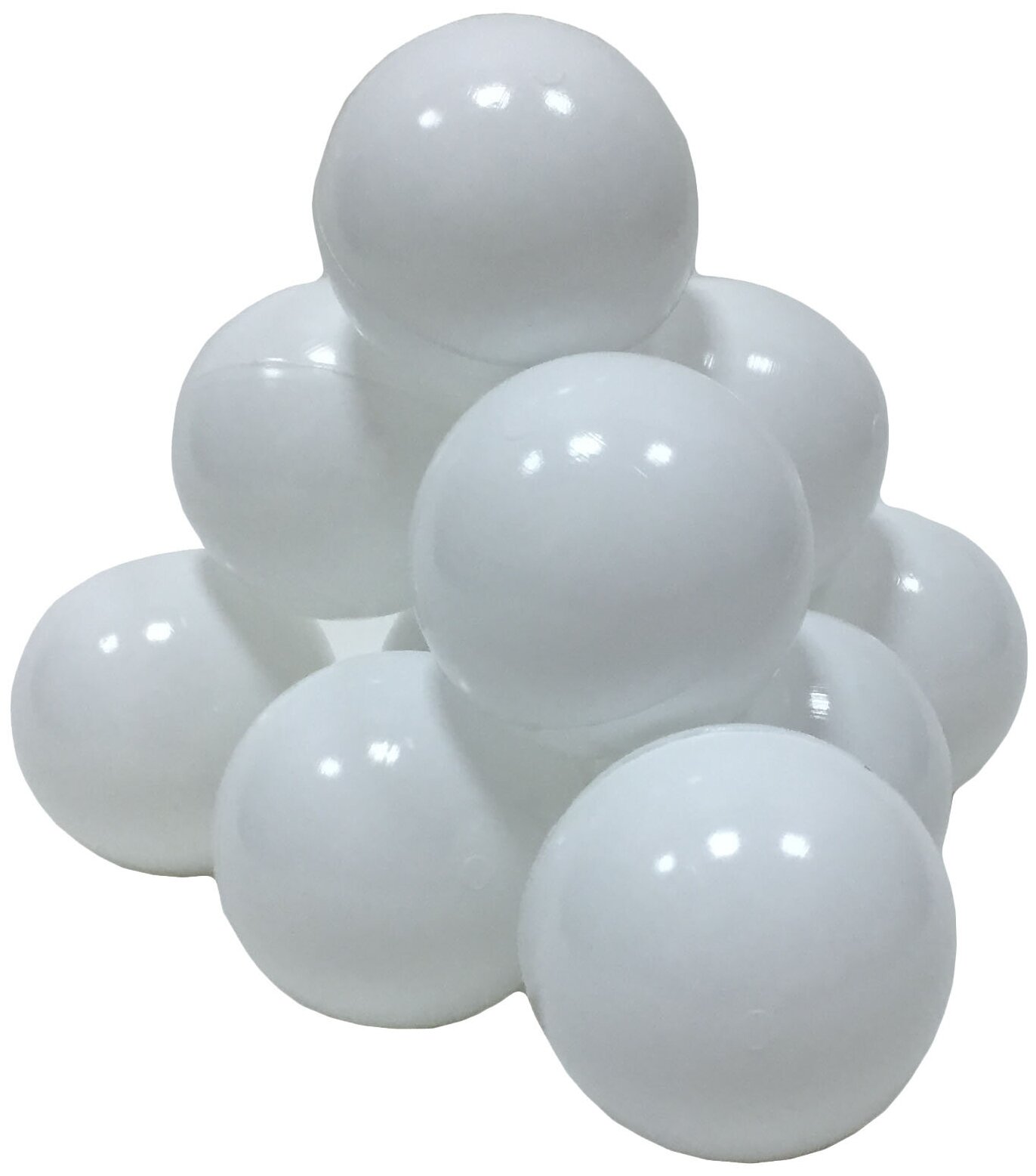 Комплект шариков Мятный бриз (100шт: мят, сер, и бел) для сухого бассейна - фотография № 5