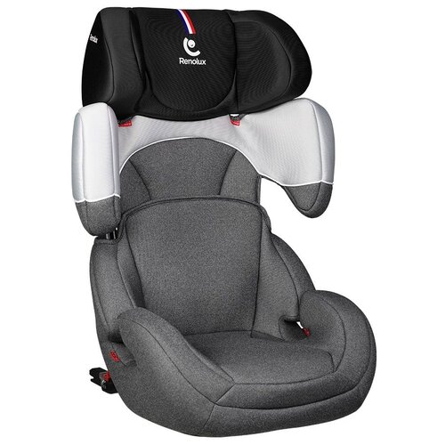 Автокресло группа 2/3 (15-36 кг) Renolux StepFix 2-3, smart black renolux kidconfort carbon