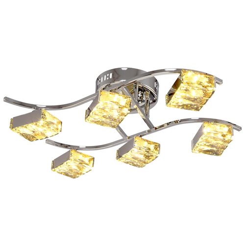 Потолочная люстра Максисвет 1663 1-1663-6-CR Y LED
