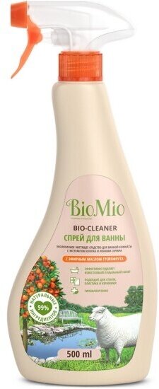 Чистящий спрей Biomio BIO-BATHROOM CLEANER для ванной комнаты, Грейпфрут, 500 мл