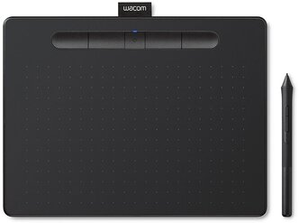 Графический планшет WACOM Intuos M Bluetooth (CTL-6100WLK-N/CTL-6100WLE-N) черный